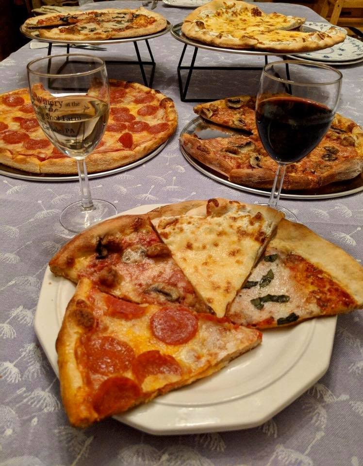 Pizza and Wine Pairing The Winery at the Long Shot Farm